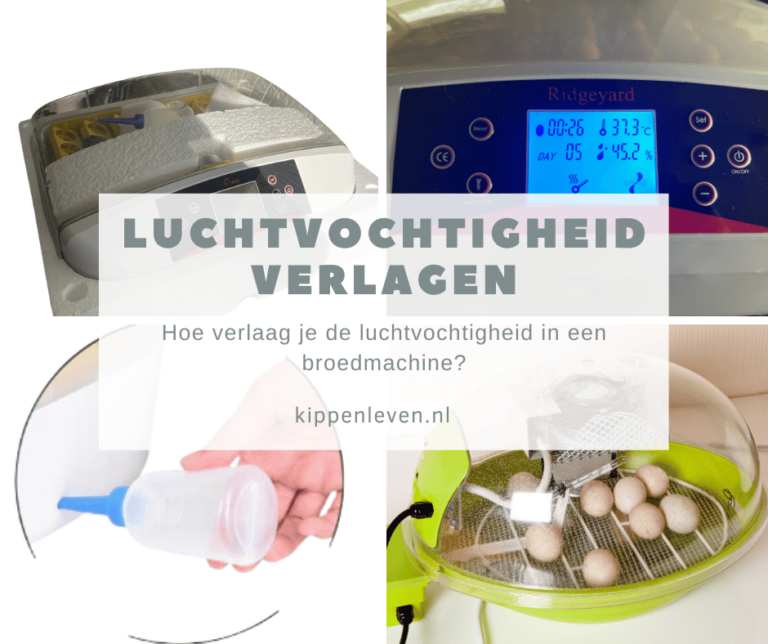 Luchtvochtigheid verlagen