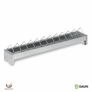 Voerbak metaal voor kuikens 40cm